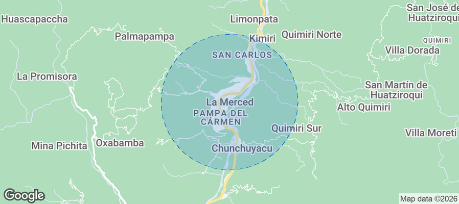 La Merced Airbnb map